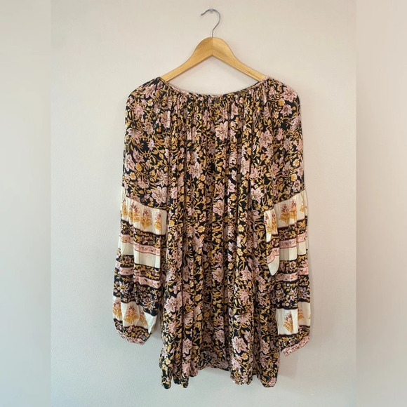 Billabong Gypset Mini Balloon Sleeve  Boho Dress - Picture 5 of 8